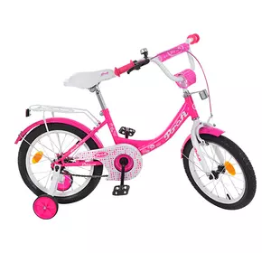 Двухколесный велосипед PROFI Princess 16" Малиновый 
(Y1613)