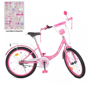 Двухколесный велосипед Profi Princess 20" (Y2011) 
Розовый